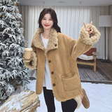 新款冬装皮毛一体两面穿792P235控358，女装短外套，2C179