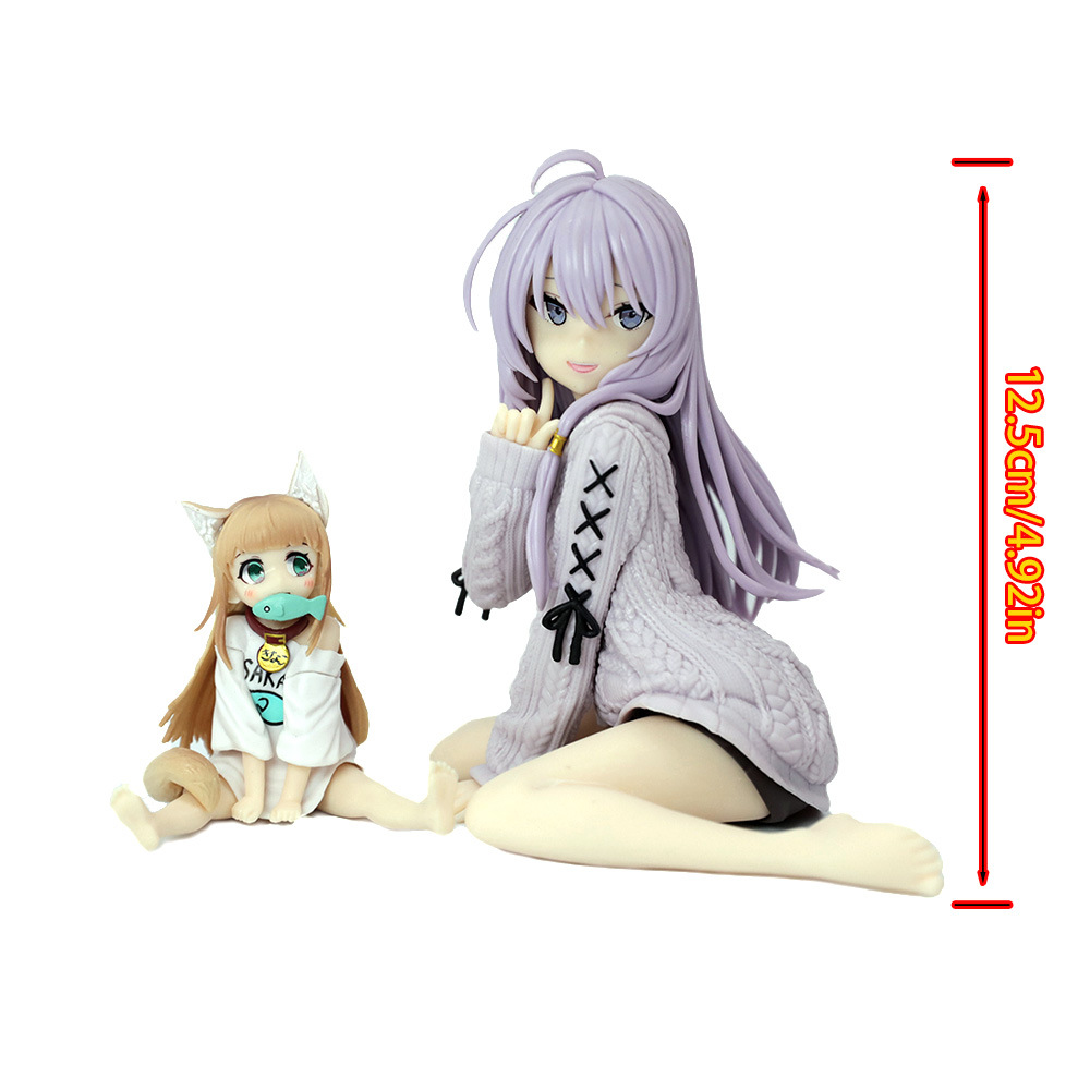 魔女之旅伊蕾娜手办坐姿毛衣连衣裙蕾娜回头动漫二次元美少女