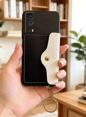 适用vivoY500pro手机壳Y300pro/Y200i/Y100斜跨Y78+挂绳Y77e卡包Y76s带挂绳Y73s女Y70s保护套Y5s防摔 V2516A