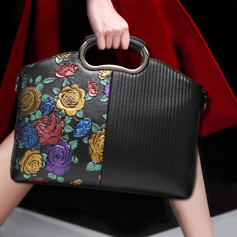Lady bag 2022 new pattern fashion genuine leather Middle and old age Mother bag The first layer cowhide Small bag atmosphere Handbagin the Leather/Lady bags/Men's bag, Ms. bags  category - from Buy2taobao.com to provide professional Taobao agent buy service