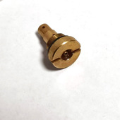 铜充气阀瓦斯炉心配件充气座充气转接头进气阀替换配件专用配件