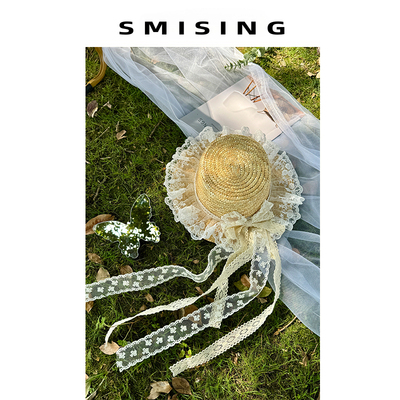 草帽沙滩甜美可爱女春夏秋