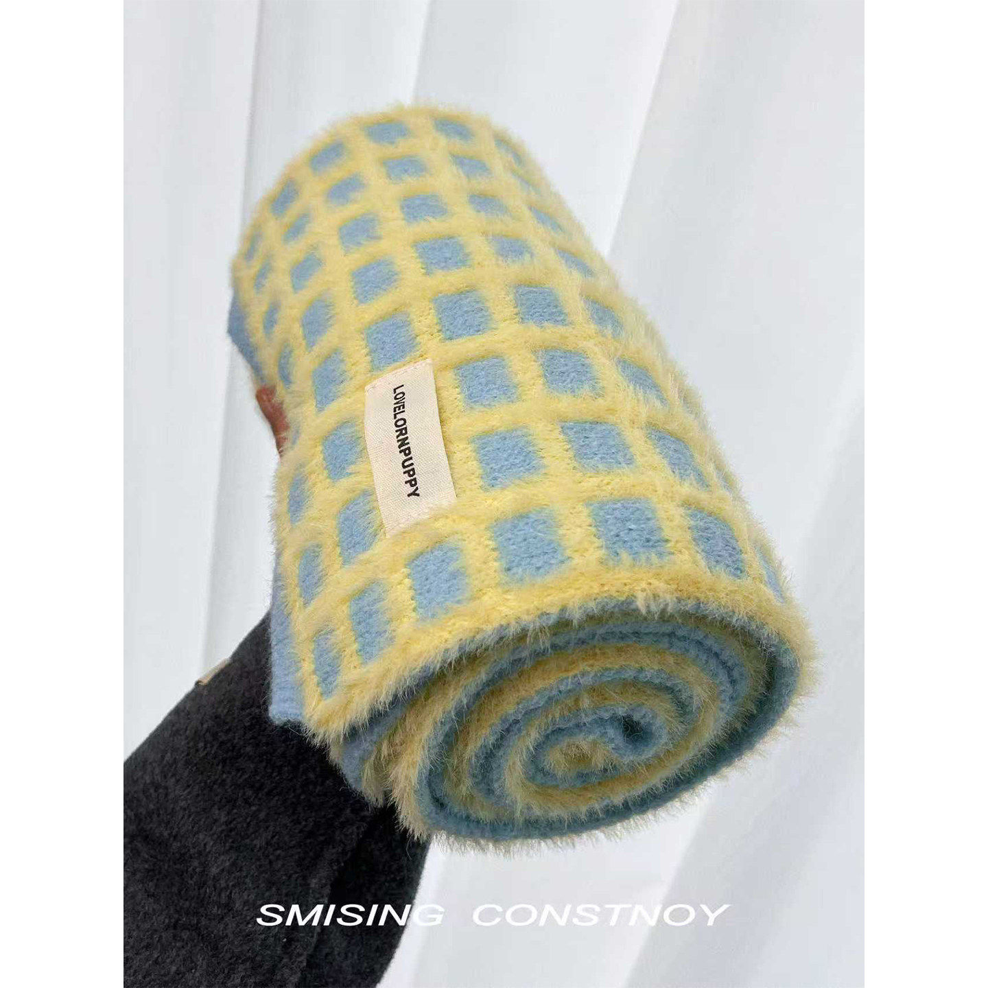 日系新款海盐布丁毛绒华夫格针织围巾女秋冬软糯百搭保暖防寒围脖,服饰配件/皮带/帽子/围巾,围巾/丝巾/披肩,淘宝优惠券,粉丝福利购,淘宝优惠卷