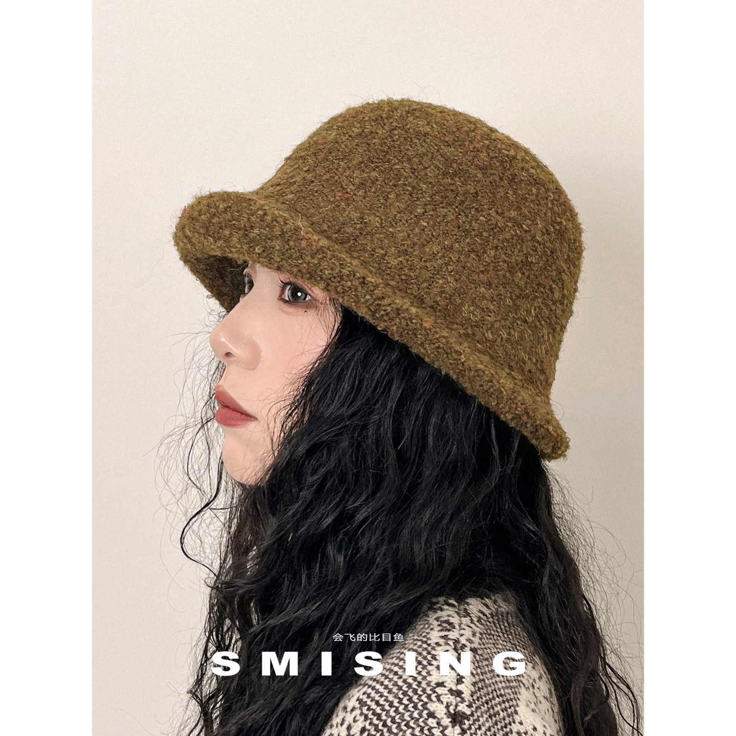 韩系绵羊毛时尚简约保暖渔夫帽子女2025新款秋冬季百搭显脸小盆帽,服饰配件/皮带/帽子/围巾,帽子,淘宝优惠券,粉丝福利购,淘宝优惠卷