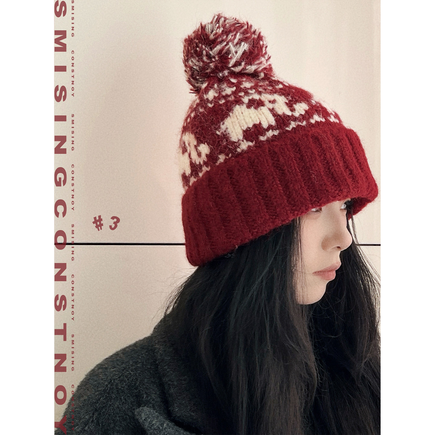 新款费尔岛提花毛球针织毛线帽子女秋冬季户外出行保暖防寒套头帽,服饰配件/皮带/帽子/围巾,帽子,淘宝优惠券,粉丝福利购,淘宝优惠卷