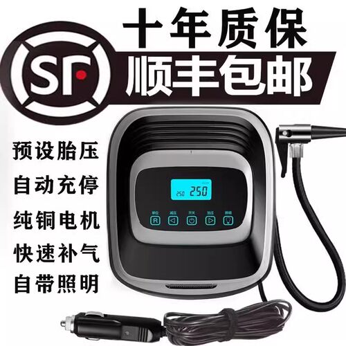 德国进口便携式电动车载充气泵