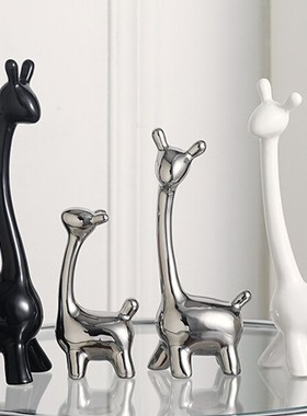 采购产品创意鹿饰品易接近的奢华简约和高端家庭客厅入口电视柜酒