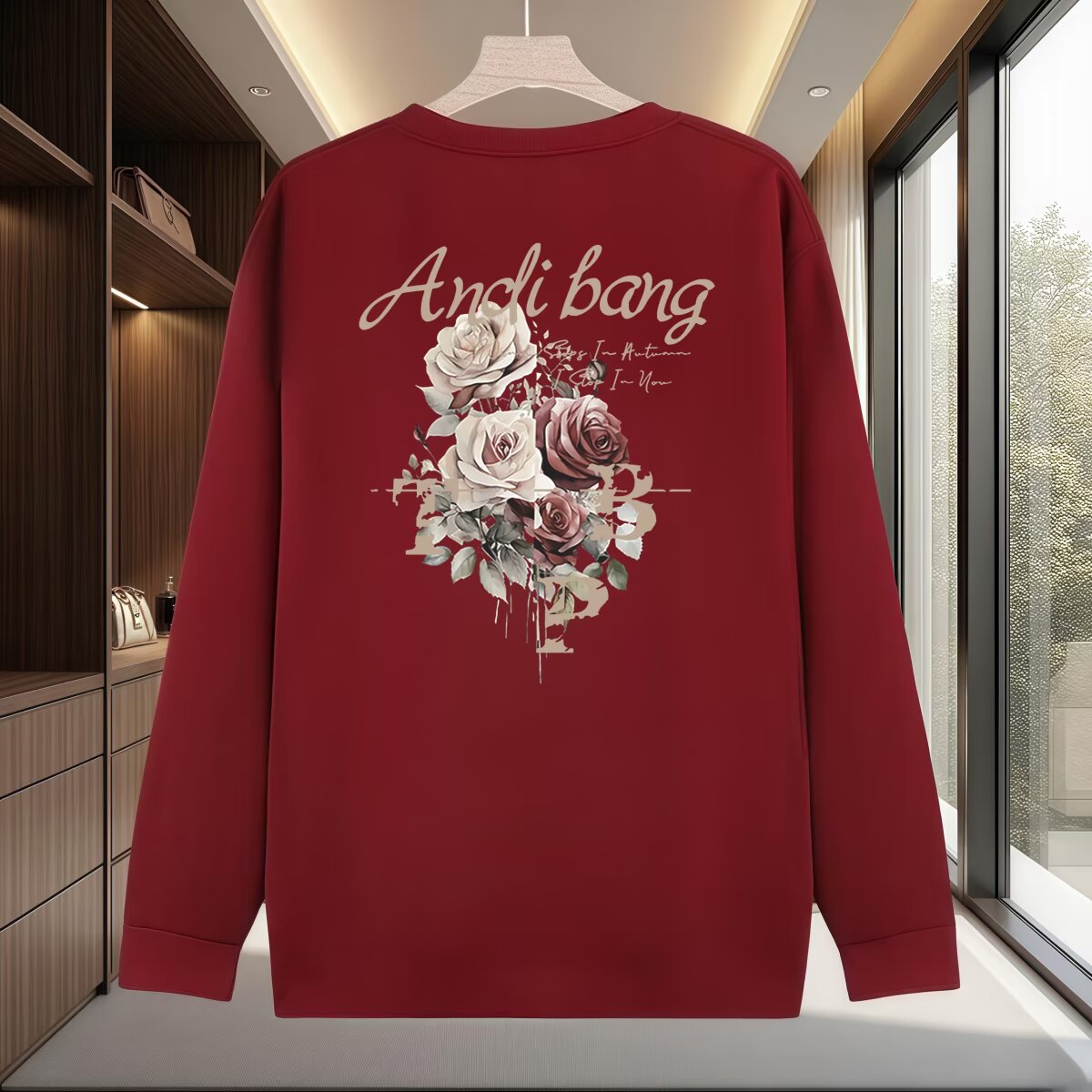 秋冬季新款潮牌个性印花卫衣