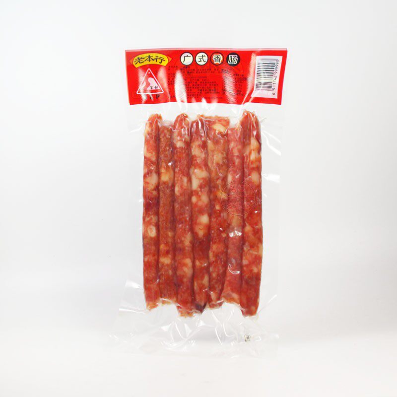 老本行广式香肠腊肠230g袋包装广东腊肠广味小甜肠火腿肠热狗肠