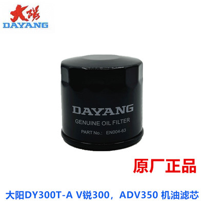 大阳摩托车大阳V锐DY300T/250T/ADV350机油滤芯精滤器滤清器滤网