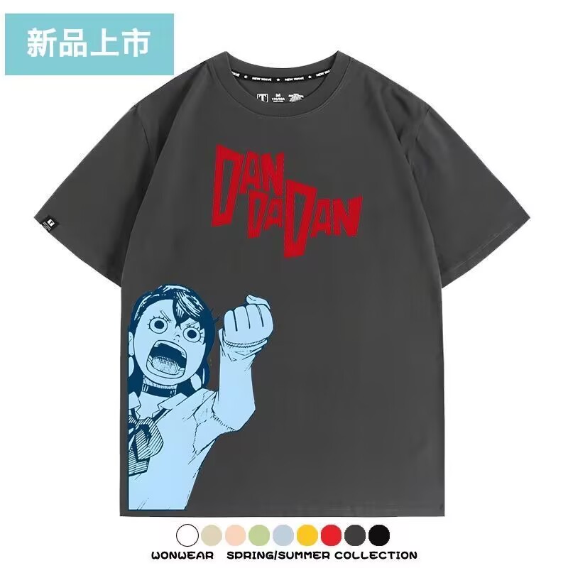 舒适面料卡通动漫宽松短袖