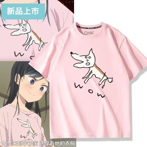 舒适面料卡通动漫宽松短袖