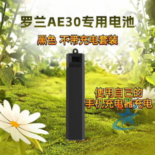 罗兰电吹管锂电池AE30/20/10管外挂龟源通用安全续航15时10000mAh