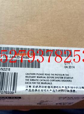 议价6ES7151-3BA23-0AB0现货55KW有源接口模块3SU1400-1AA10-1BA0