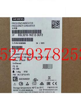 议价西门子司服驱动器6SL3210-1KE12-3UF2全新原装6SL32101KE123U