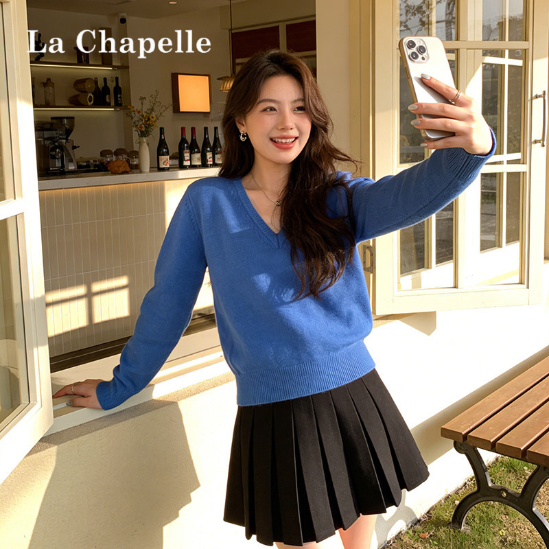 拉夏贝尔高知漂亮毛衣外穿内搭针织衫女2026春季新款宽松显瘦上衣,女装/女士精品,毛针织衫,淘宝优惠券,粉丝福利购,淘宝优惠卷