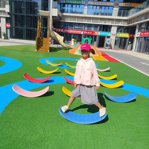 嘟嘟熊教玩具聪明板幼儿园感统器材玩具儿童运动家用室内前庭平衡训练跷跷板