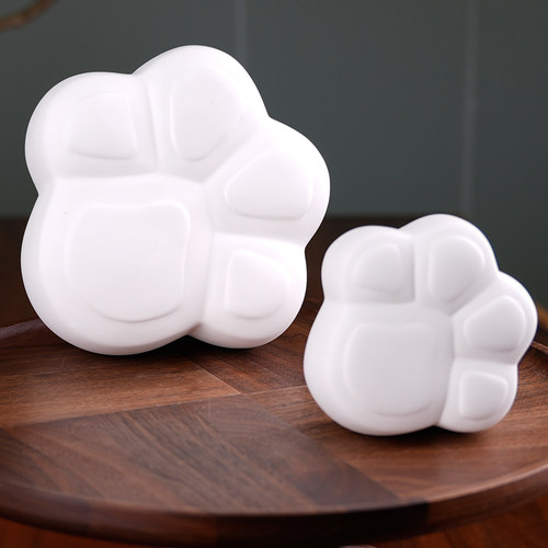 珍福器陶瓷简约猫爪罐密封罐茶罐