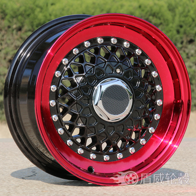 盾之威13寸轮毂复古爆龟改装