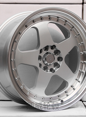 适用飞度比亚迪桑塔纳高尔夫4雅阁宽边爆龟轮毂改装铝合金16 17寸