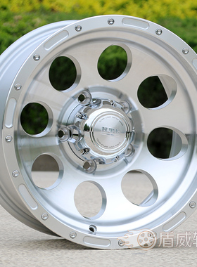 适用帕杰罗北汽212 吉普2500猎豹战旗负值越野轮毂改装15 16 17寸