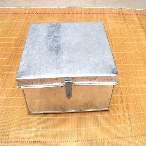 超市钱箱，五金箱 手工铁皮箱子 铁皮箱大号 铁柜子 可加工订做