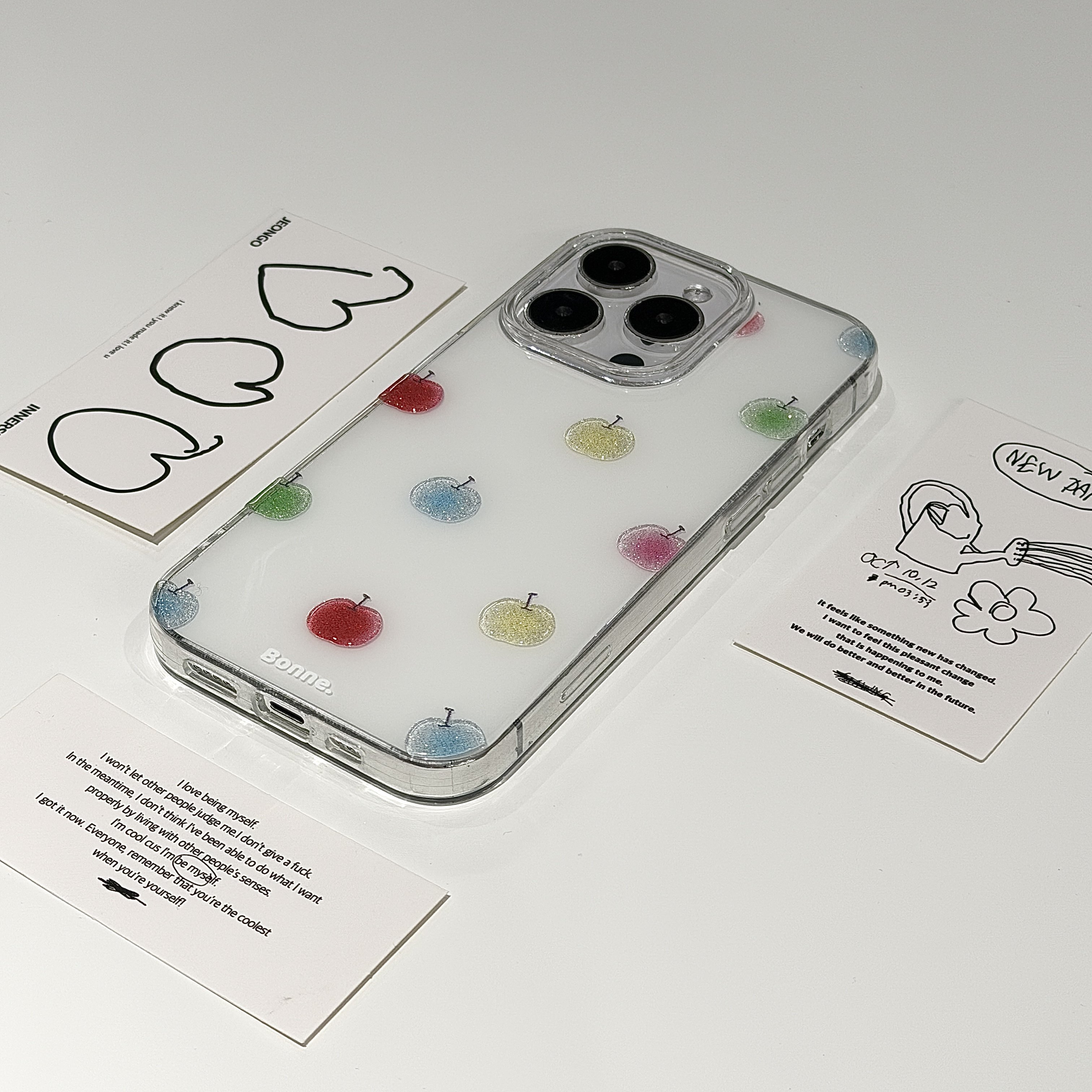 RS｜琉砂闪粉奶白ins风彩色波点苹果iPhone17手机壳15promax保护套14小众13小红书爆款大孔防摔女款简约韩系,3C数码配件,手机保护套/壳,淘宝优惠券,粉丝福利购,淘宝优惠卷