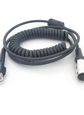 Symbol讯宝LS3408航空头M16连接线车载扫描枪数据线25-71918-01R