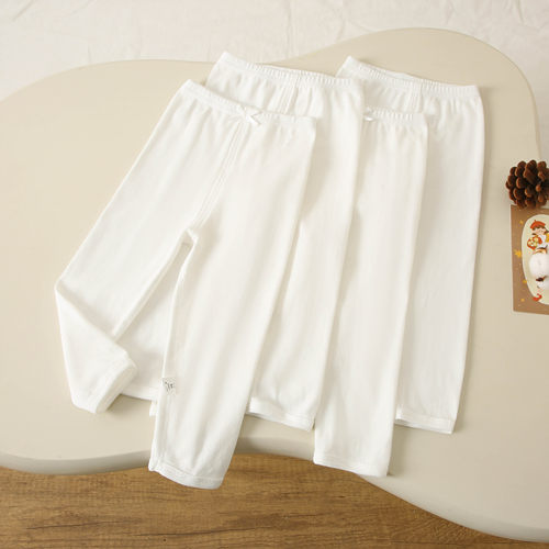 校服内搭白色舒适打底秋裤