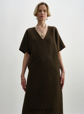 Niente di N 分割双面尼连衣裙