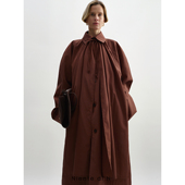 抽绳飘片丝毛风衣 Niente