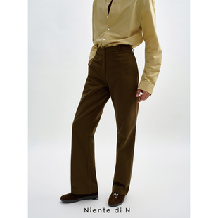 质感长裤 Niente 直筒修身