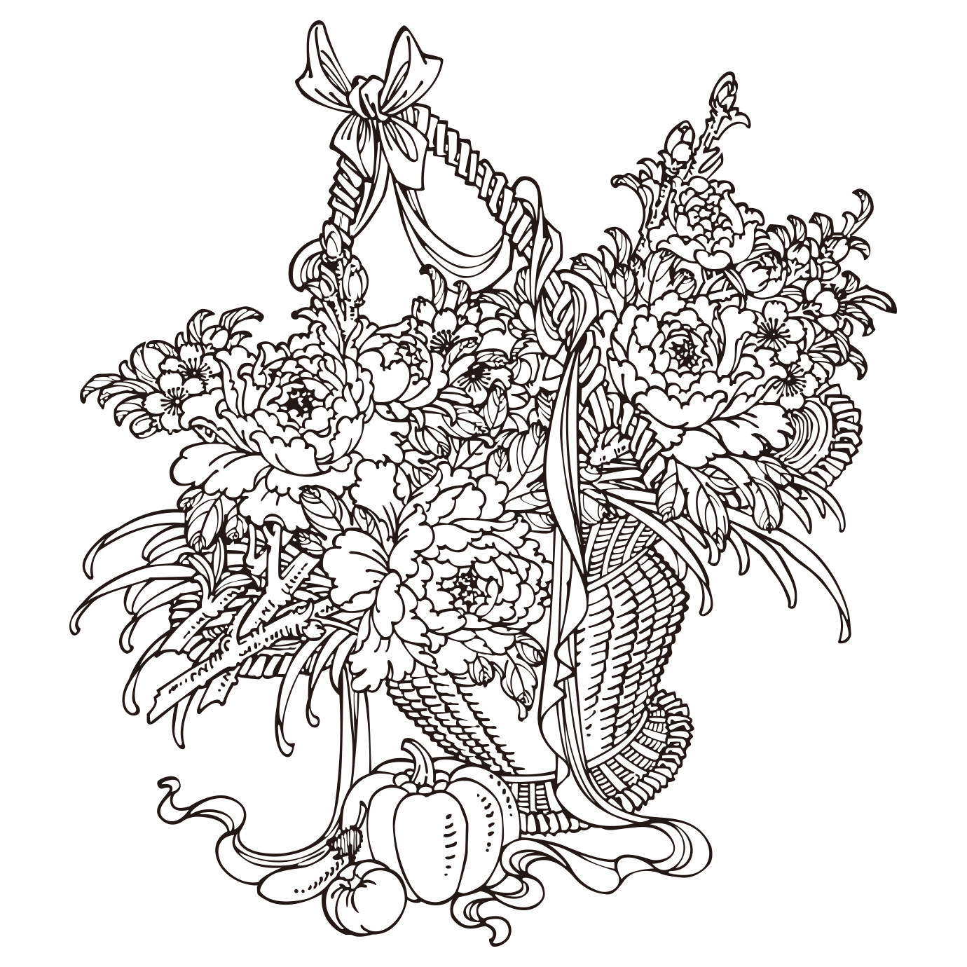 葫芦贴纸(满48包邮)拓印稿烙画底稿苹果芒果橙子石榴转印贴水果图