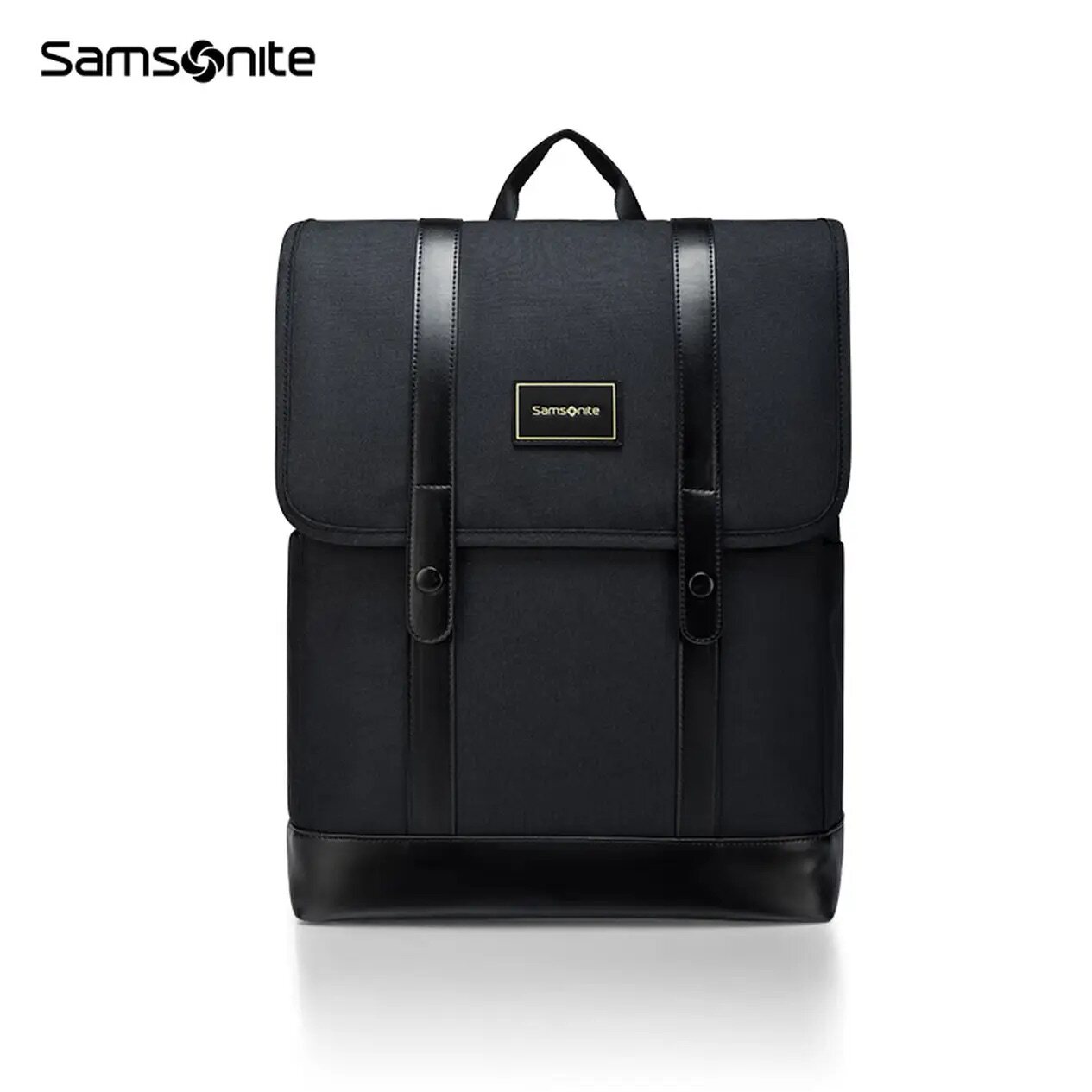 Samsonite/新秀丽时尚休闲双肩包男士笔记本电脑包96Q*09031黑色
