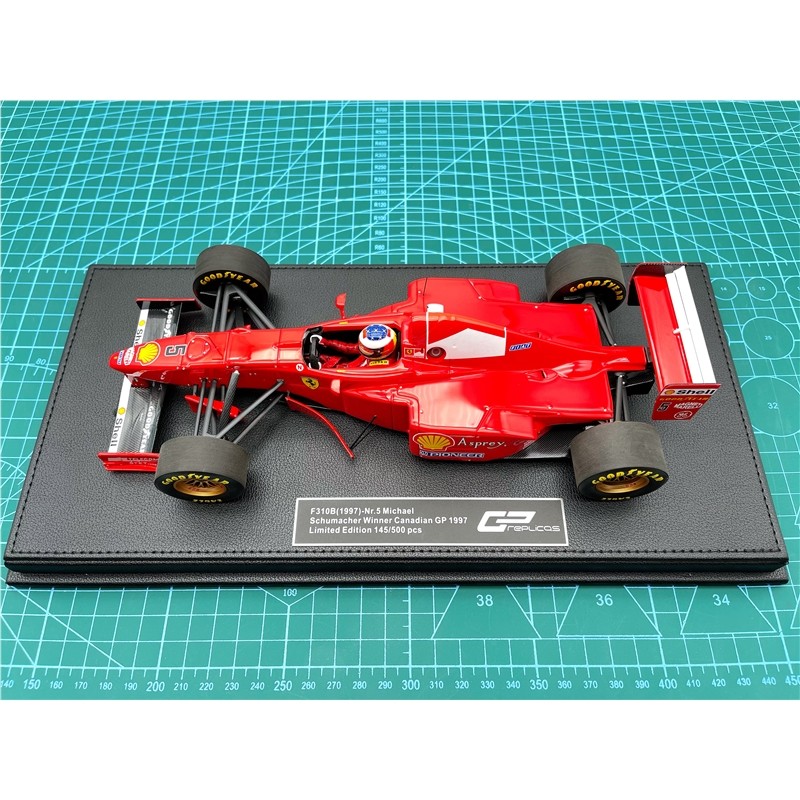 全新 GP Replicas F1 车模 1/18 1997 F310B 舒马赫 加拿大 第1名