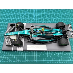 全新 迷你切 F1 车模 1/18 2023 AMR23 阿隆索 摩纳哥 亚军