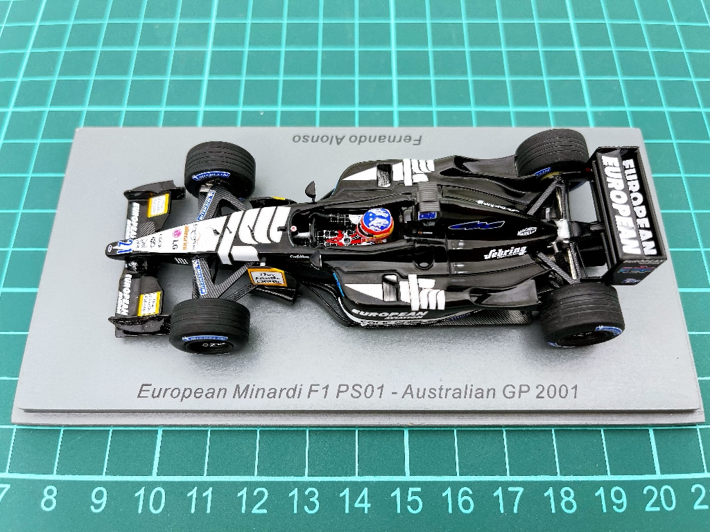 全新 SPARK F1车模 1/43 2001 PS01阿隆索澳大利亚-封面