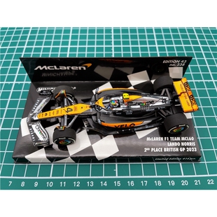 全新 迷你切 F1 车模 1/43 2023 MCL60 诺里斯 英国 亚军