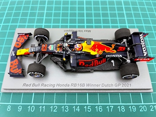 全新 SPARK F1 车模 1/43 2021 RB16B 维斯塔潘 荷兰 第1名