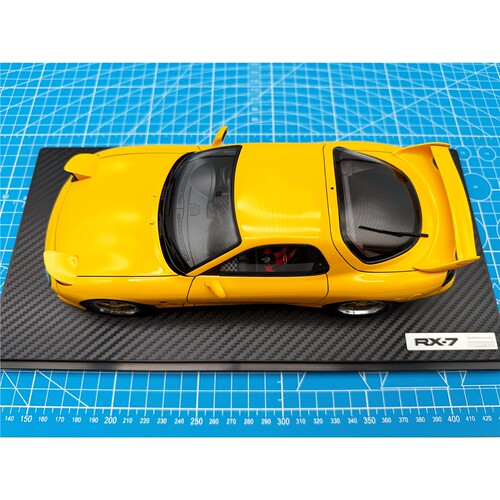 一物一拍 IG 跑车 车模 1/18 RX-7  Speed A-spec (FD3S) Yellow