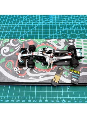 全新 SPARK F1 车模 1/43 2018 W09 汉密尔顿 墨西哥 世冠 特别版