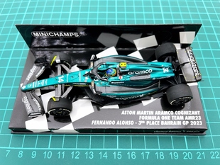 维全新 迷你切 F1 车模 1/43 2023 AMR23 阿隆索 巴林 季军