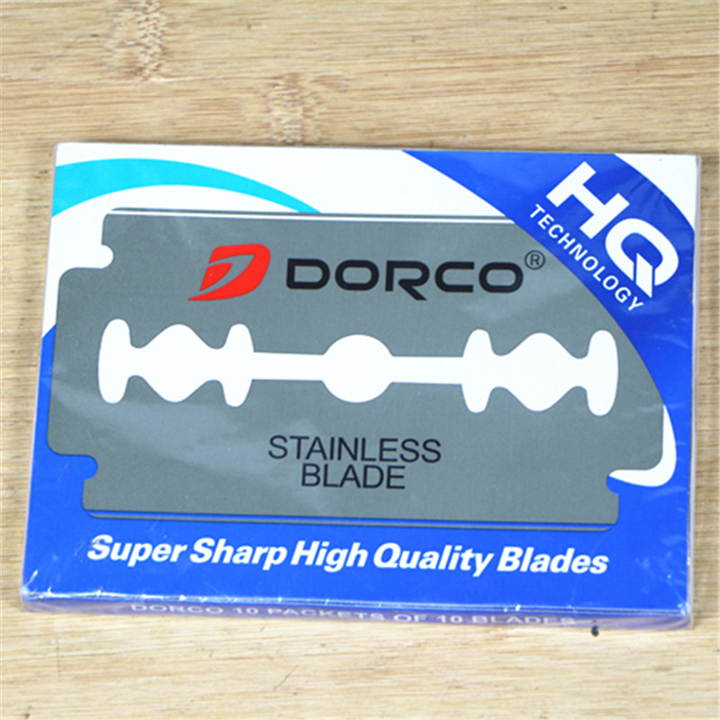 老式剃刀可换刀片刮胡须刀片不锈钢双面刀片老式剃须刀刮脸刀刀片