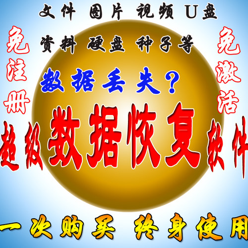 电脑格式化数据恢复软件找回收站误删除sd卡文件u盘数据恢复服务