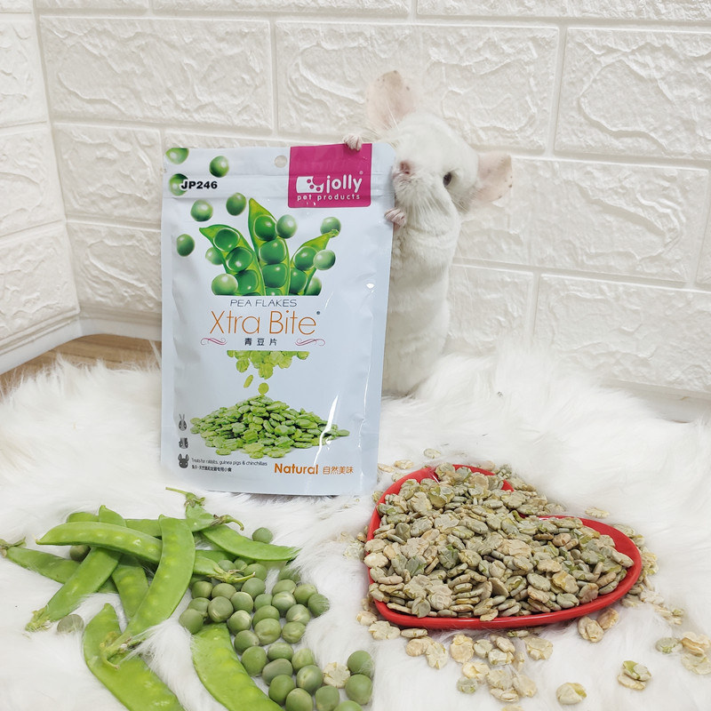 jolly祖莉青豆片仓鼠兔子龙猫豚鼠蔬菜干低热量纤维零食满5件包邮