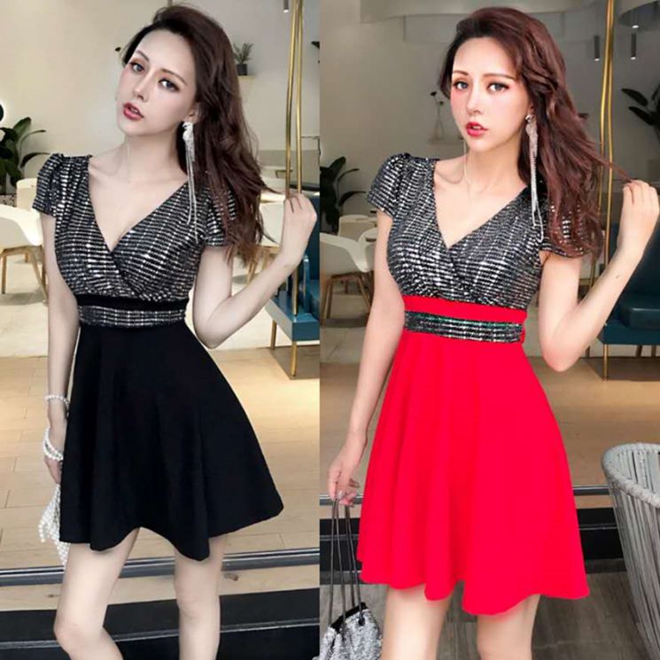 2021新款夜店女装衣服夏装紧身性感裙子修身显瘦遮肚