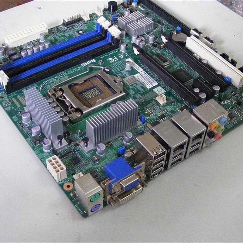 原装 超微C7SIM-Q 1156针 服务器主板 双网卡支持I3 I5 I7至强CPU