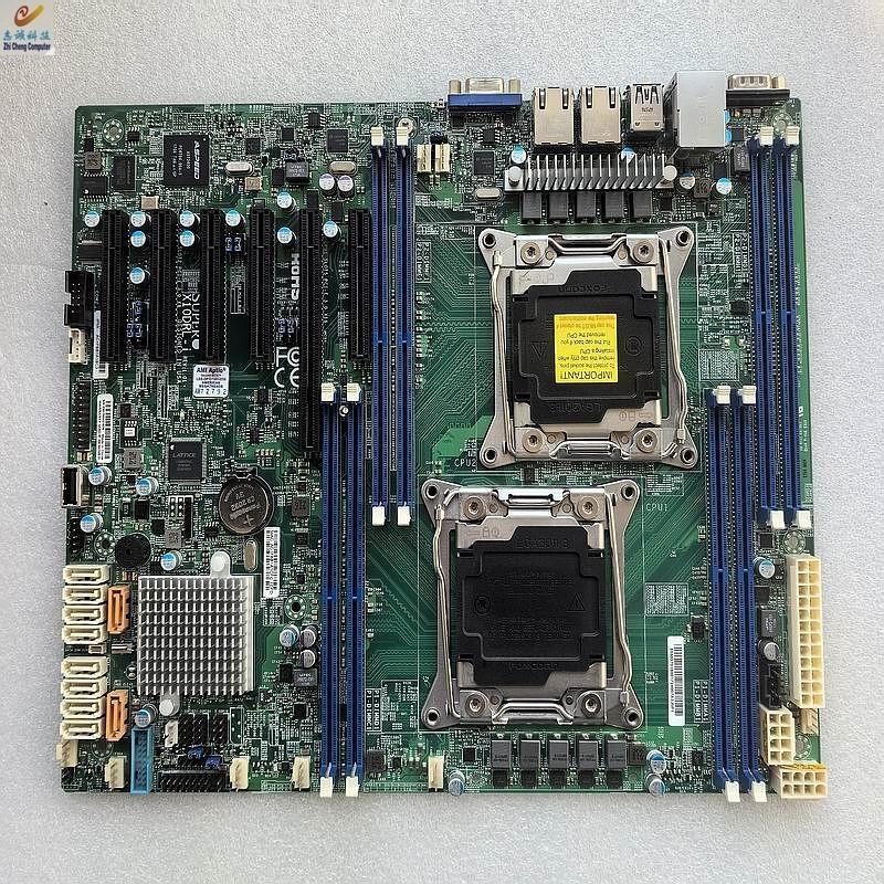 超微 X10DRL-i 双路服务器主板 X99 C612芯片组支持 V3 V4 CPU