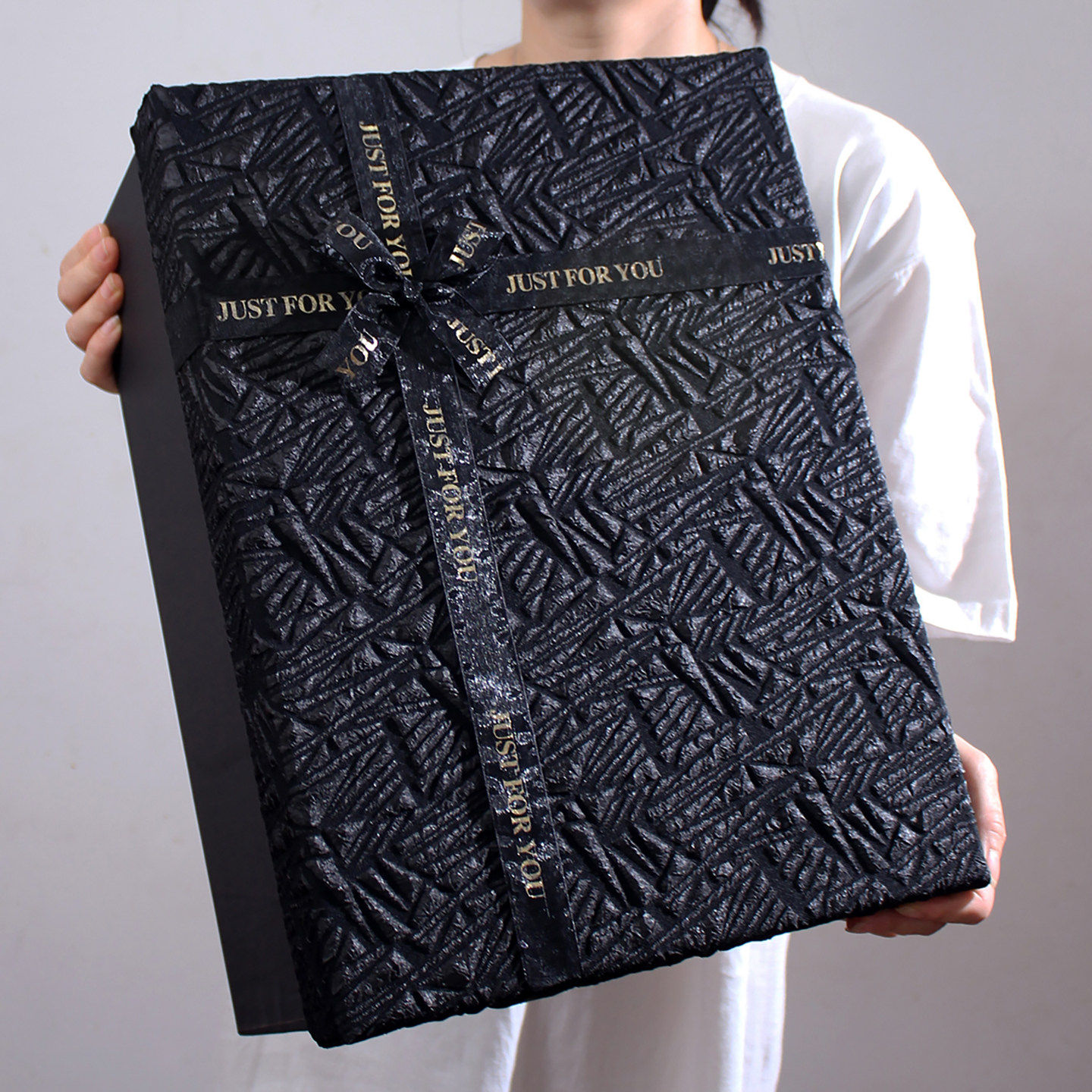 原创设计 木质布艺礼物盒定制黑色礼品盒酒店送客户礼盒木盒空盒,包装,礼品盒,淘宝优惠券,粉丝福利购,淘宝优惠卷