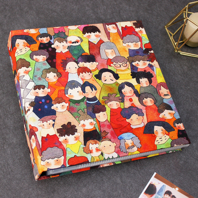 布艺相册送礼物可爱插页式纪念册